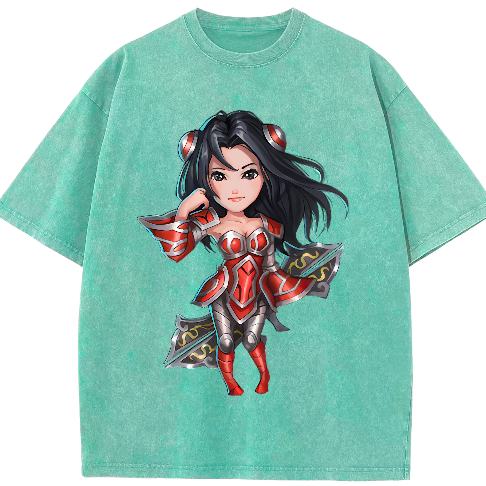 （画像用） リーグ・オブ・レジェンド League of Legends LOL 綿100% ヴィンテージ風 半袖Tシャツ（フロントプリント）